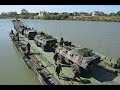 PFM Motorized Floating Bridge CNIM Military River Crossing Ferry