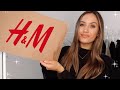 H&M TRY ON HAUL! KNITWEAR & FESTIVE LOOKS | Kate Hutchins