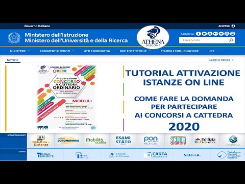 TUTORIAL ISTANZE ONLINE