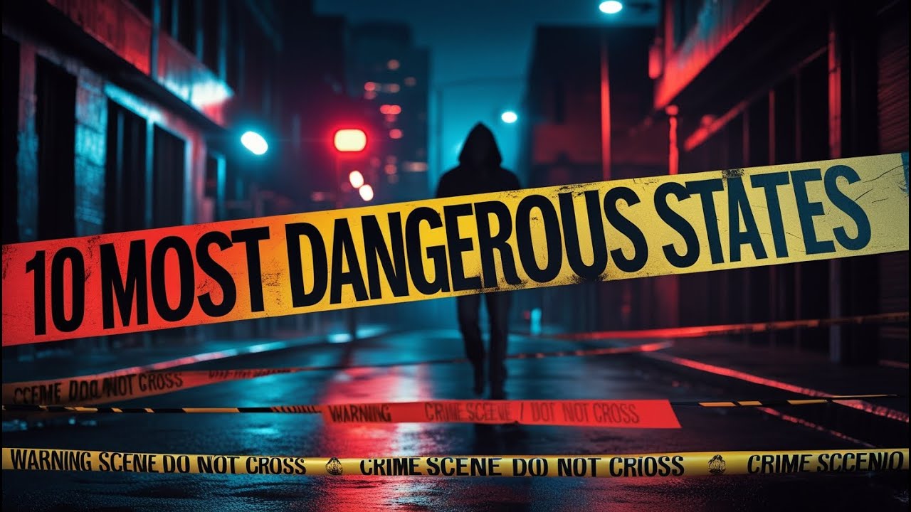 10 Most Dangerous States in the United States 2025 - YouTube
