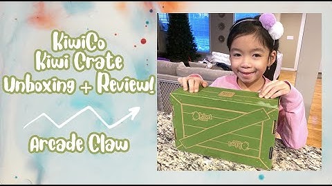 KiwiCo Kiwi Crate Unboxing & Review | Arcade Claw