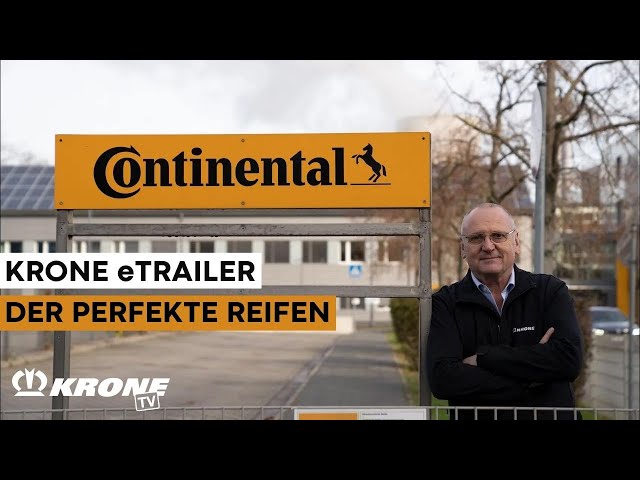 Der perfekte Reifen für den KRONE eTrailer. - Teil 3 | KRONE TV