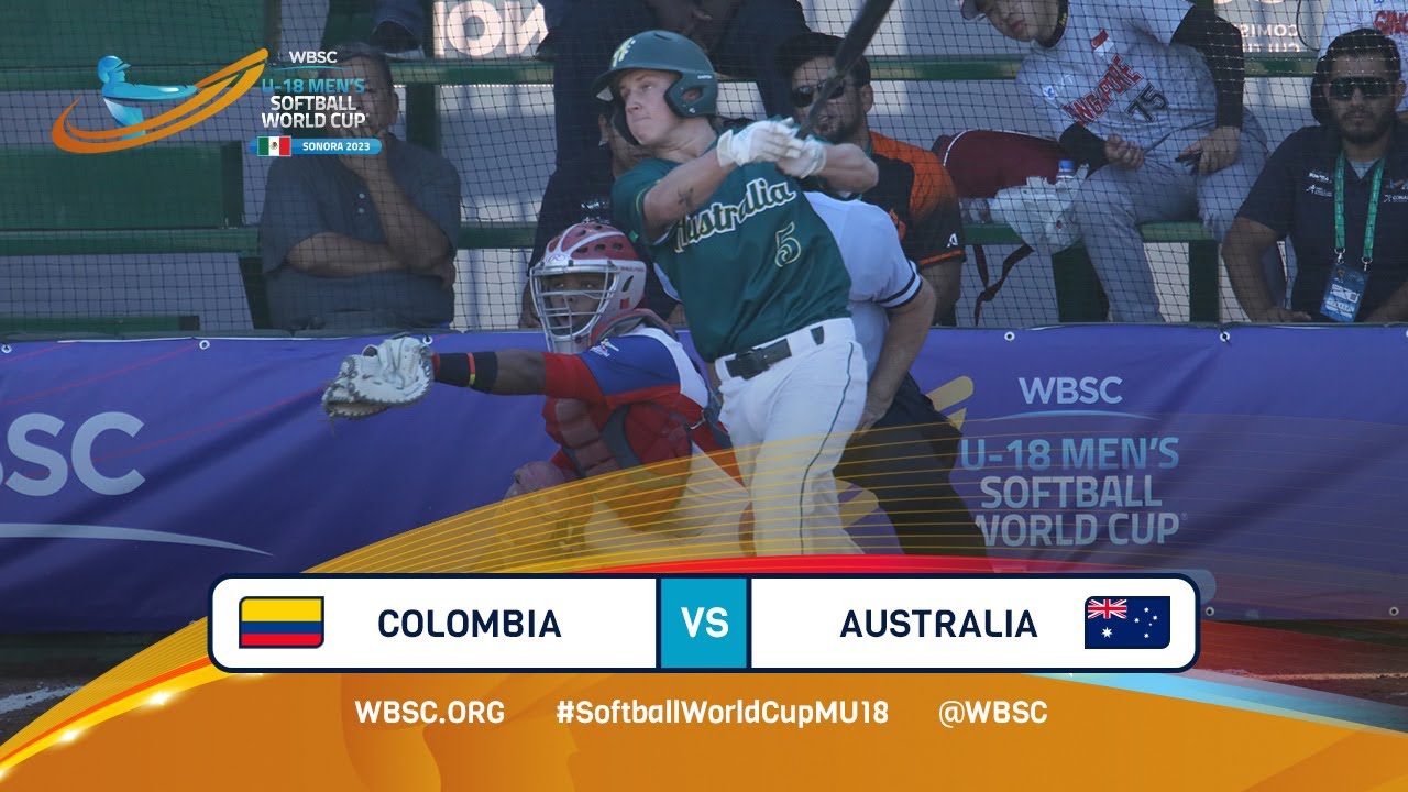 Highlights - Game 8 - Colombia vs Australia - 2023 U-18 Men's Softball World Cup