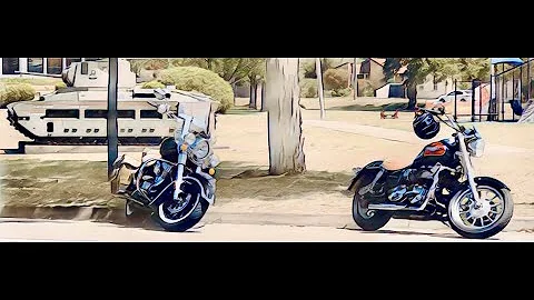 Singleton Sundial and the Matilda Tank,  Motorcycl...