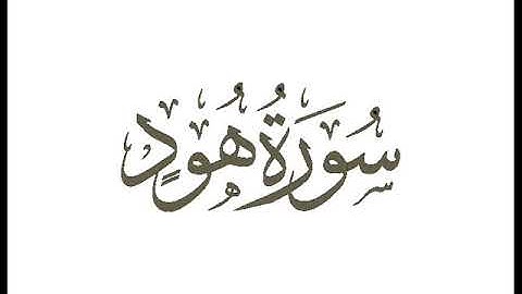 الراقي سعيد المغربي سورة هود