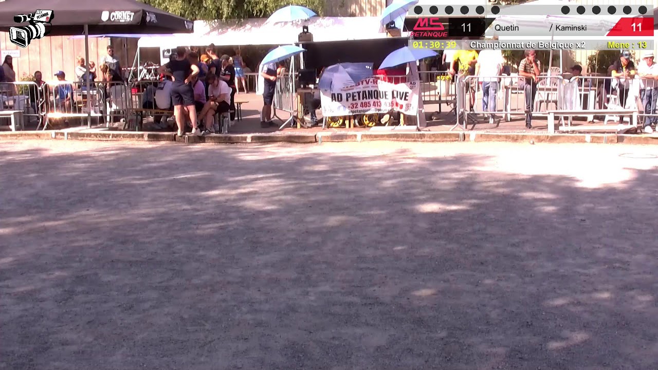 Miniature : Petanque Champ. de Belgique Doublette 1/8 finale