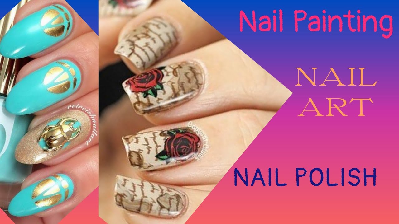 Stunning Nail Art Designs And Exotic Colors Nail painting For Fall Nail/Nails Makeup Ideas YouTube