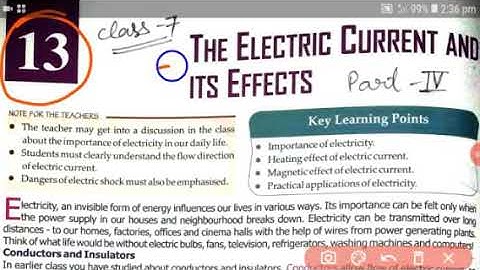 Class 7 Science| Chapter 13 The Electric Current And Its Effect Part 4 | mkd agrim academy