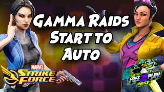 Successfully Complete Gamma Raids From Beginning To End - Infographic | Marvel Strike Force