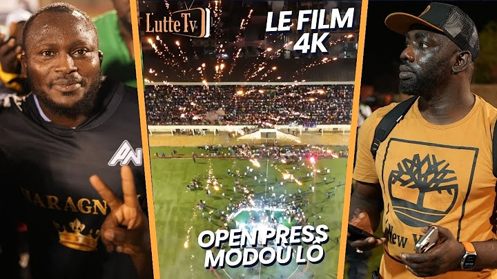 Le film inédit de l’open press de MODOU LÔ : Les magnifiques images filmées en drone