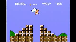 Super Mario Bros. Beat 1-1 As Fire Mario In 25.033s