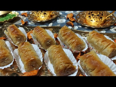 مشروع لبقلاوة التركية ديريها بهذ الطريقة وباقل من رطل كاوكاو تخرجي 65 حبة كثر من 100ألف فايدة فيها