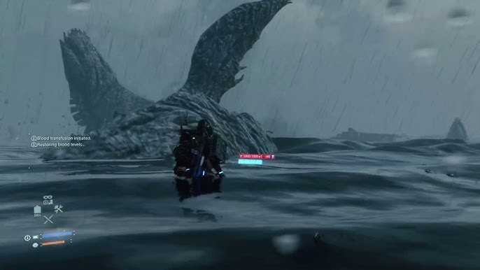 Death Stranding - Giant Whale BT Boss Fight (Hard / No Damage) 