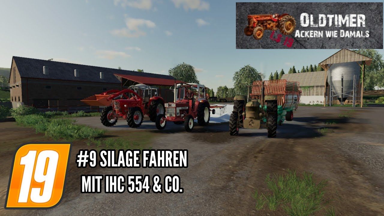 LS19 Oldtimer #9: Silage fahren - IHC 554, Güldner & Deutz im Einsatz