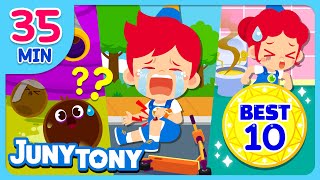 Curious Songs | Where Does Poo Go? + 35minutes | Wonder Why | Popular Kids Songs | JunyTony