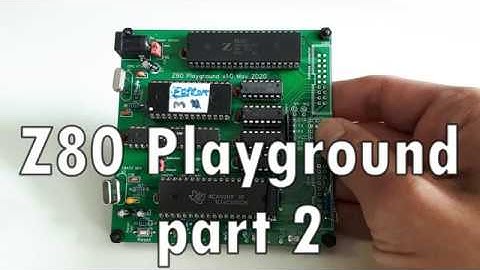 Z80 Playground is my Single Board Computer (SBC) that will run Basic, CP/M and Forth.