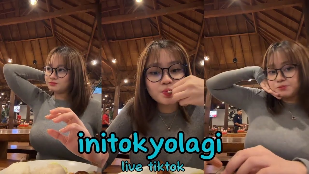 initokyolagi || tokyo live tiktok sambil makan malem  #initokyolagi #tiktoklive