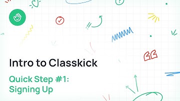 Quick Step #1: Signing Up