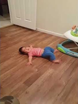 Baby fall  off