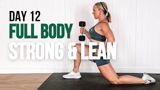 Day 12//Full Body Strong & Lean | Cardio & Weights Workout Over 40 screenshot 4