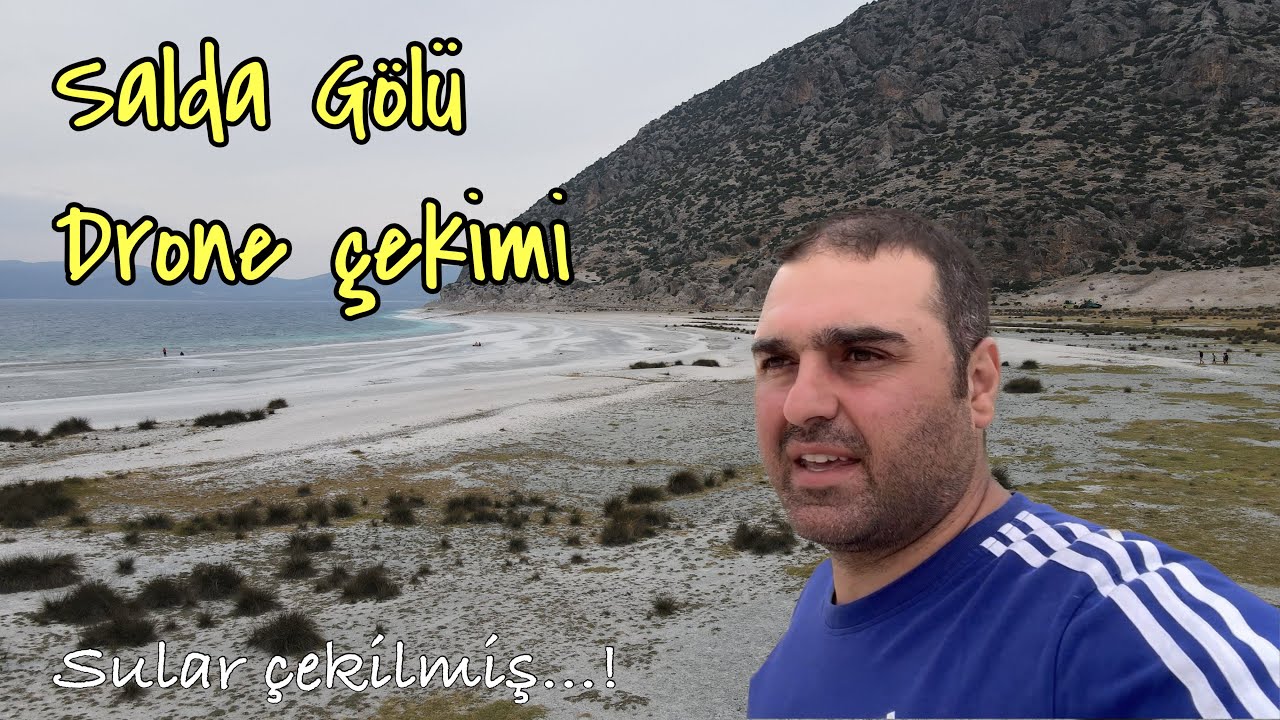 Salda Gölü son hali üzdü. Drone çekimli son görüntüler
