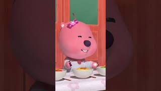 Rainbow Noodle Song 🌈 | Color Song for Kids | Loopy’s Rainbow Noodle House | Kids Musical #Shorts