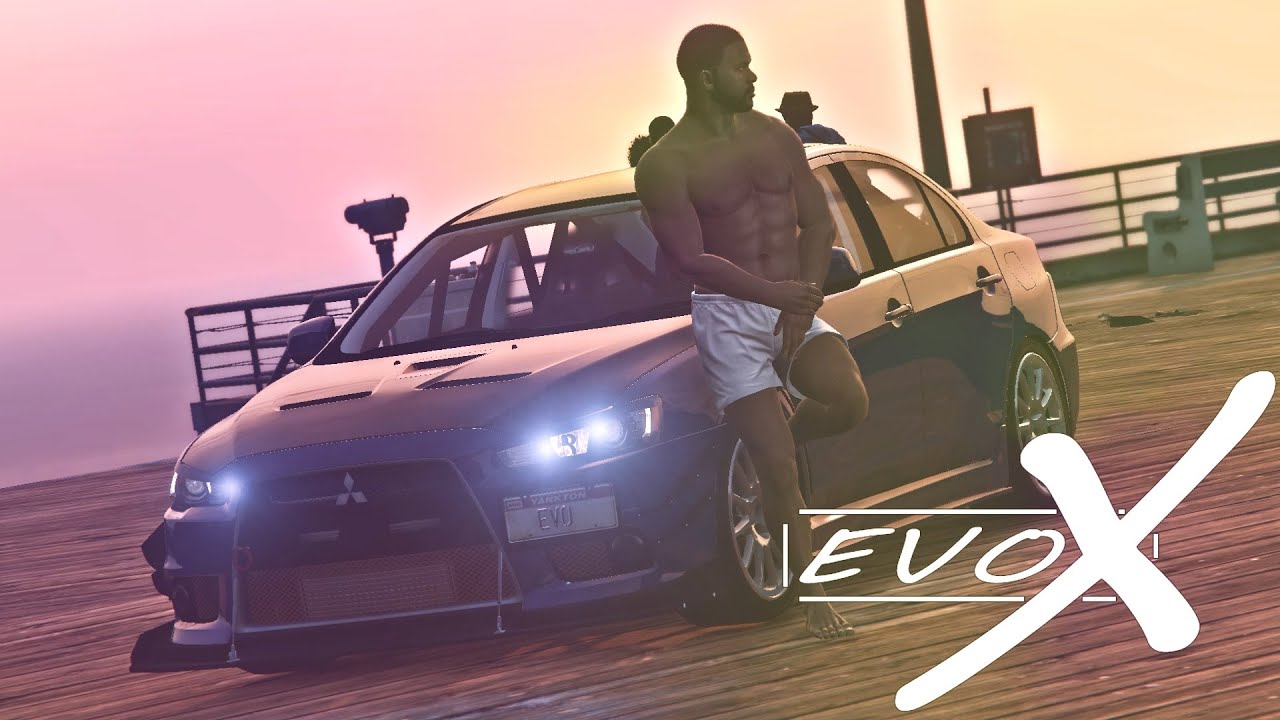 GTA 5 Franklin's Real Car Mod Mitsubishi Lancer Evo X by GTA ... - 