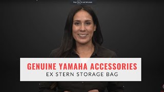 Yamaha EX Stern Storage Bag Walkthrough
Join Accessory Product Planner Maria Tornatore as she walks through the Yamaha EX Stern Storage bag. Compression molded for an integrated look, this compartment is perfect for storing on the water essentials.
The EX Stern Storage bag fits all 2017 and newer EX WaveRunners.
More info on the storage bag available here: https://www.shorturl.at/bxJRY
Welcome to Yamahas Official Watercraft YouTube Channel! Click here to subscribe! https://goo.gl/ErdikY
Let’s Connect!
Yamaha Boats → http://yamahaboats.com/
Yamaha WaveRunners → https://www.yamahawaverunners.com/
WaveRunner Facebook → https://www.facebook.com/yamaha.waverunner
Boat Facebook→ https://www.facebook.com/yamaha.boat
Instagram → http://www.instagram.com/yamahaboating
Twitter → https://twitter.com/yamahaboating Yamaha EX Stern Storage Bag Walkthrough