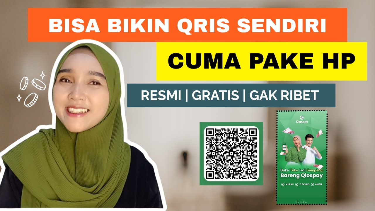 TERUPDATE ‼️Cara Membuat Kode QR QRIS Sendiri 2025 | Bisa Terima Semua E-Wallet & Bank!