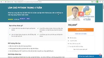 LÀM CHỦ PYTHON TRONG 4 TUẦN
