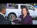 Governor gretchen whitmer talks michiganbuilt electric vehicles at detroit auto show