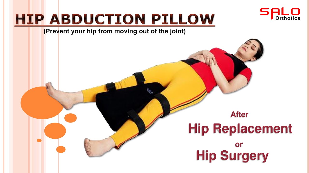 TYYIHUA Hip Abduction Pillow - Hip Surgery Pillow with Pillow Cover -  Comfortable Foam Pillow for Hip Replacement Surgery After