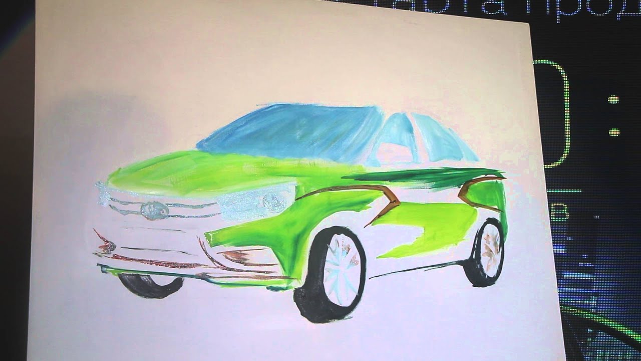 Как нарисовать ладу весту легко