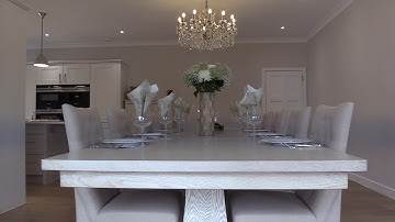 Oak Extendable Dining Table Demonstration Video