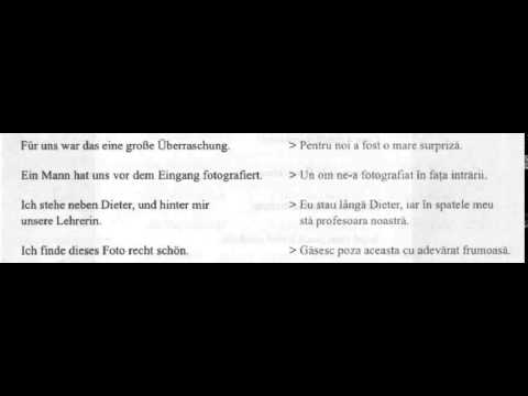 Scrisoare In Limba Germana Youtube