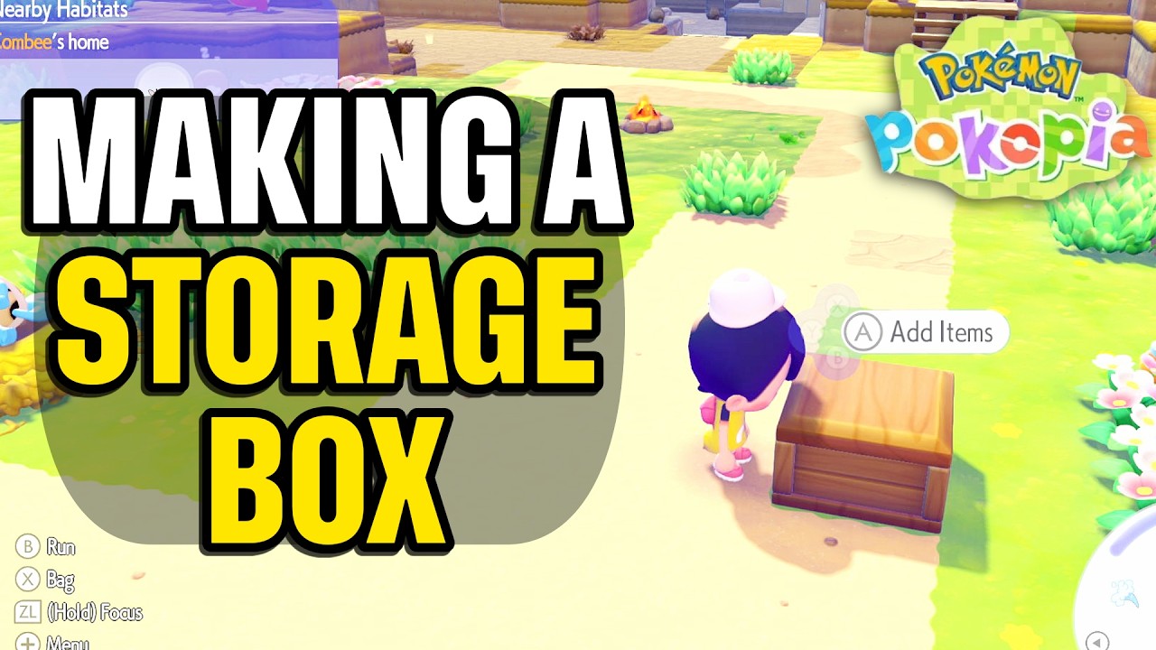 How to Make and Use a Storage Box in Pokopia Quick Guide - YouTube