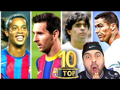 DÜNYANIN UNUTULMAZ EN İYİ 10 FUTBOLCUSU ! Maradona, Pele, Messi, Ronaldo, Ronaldinho