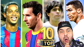 DÜNYANIN UNUTULMAZ EN İYİ 10 FUTBOLCUSU ! Maradona, Pele, Messi, Ronaldo, Ronaldinho