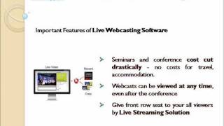 Live Webcasting Software screenshot 5