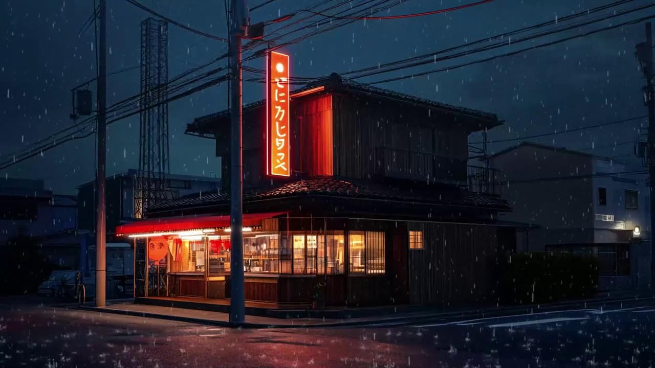 Soft Rain in Tokyo 🌧️ Mellow Lofi Beats for Sleep & Stress-Free Nights