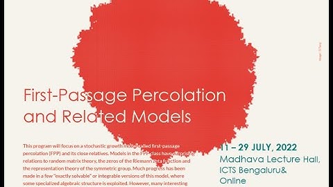 Fluctuations of FPP (Lecture 2) by Philippe Sosoe