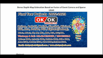 Dense Depth Map Estimation Based on Fusion of Event Camera and Sparse LiDAR