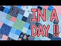 In a day quilt pattern  snippet four patch  free 