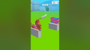 Slice It All Gameplay!!!!! Satisfying ASMR slicing game Level 200 #sliceltall #shorts