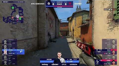 MICHU dealge 1v4 clutch vs. Gambit |BLAST Premier Spring Final 2021