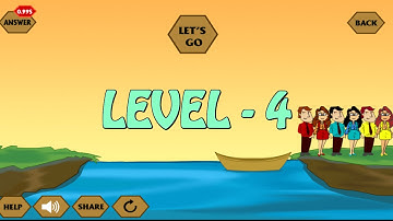 River Crossing IQ Game - Logic 4