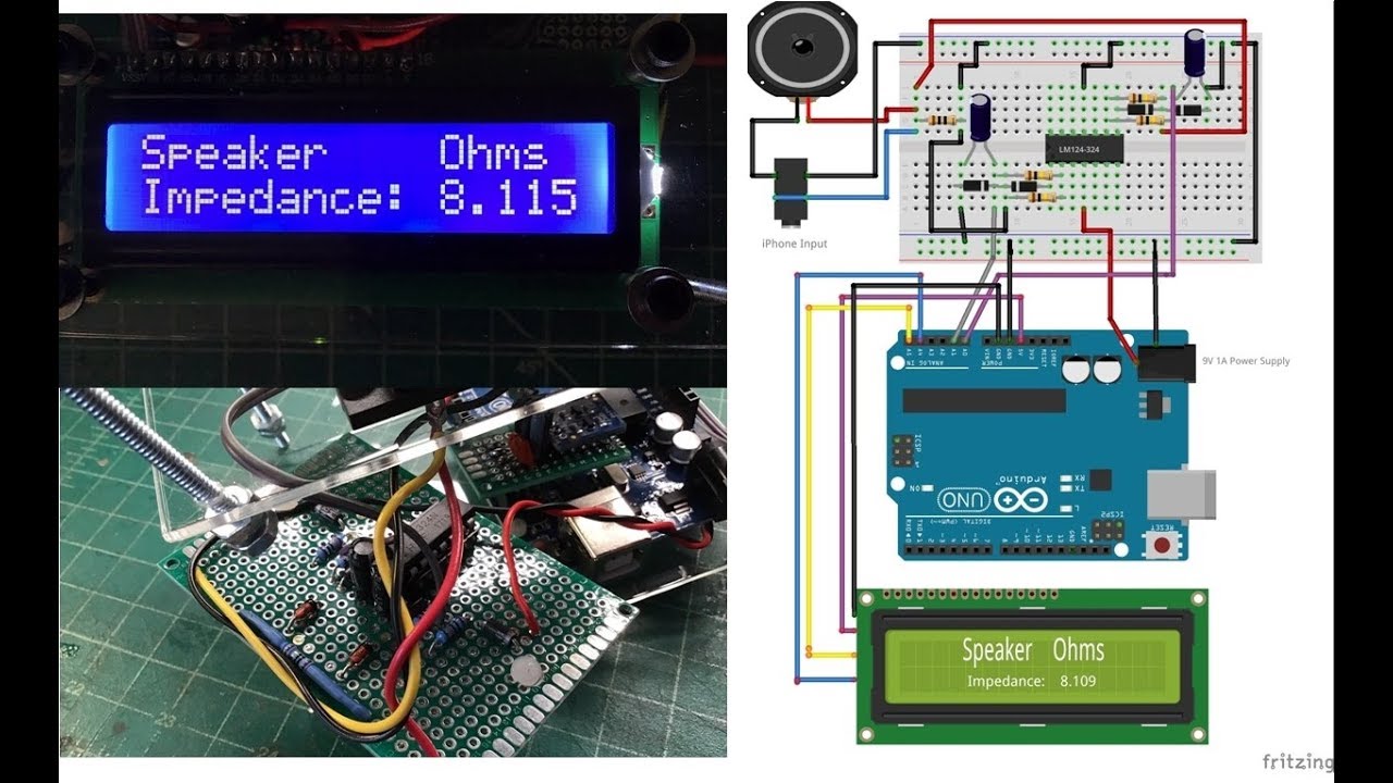 Loudspeaker Impedance Meter Using Arduino Preview 