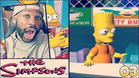 The Simpsons Hit and Run Gameplay Walkthrough Part 3 - Lol Bart Told Them To Eat Ass!