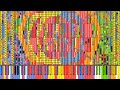 Black midi synthesia  voyage 1969 12 million notes  scubdomino