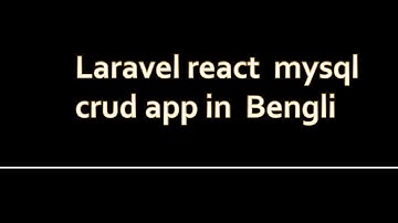 React + Laravel + MySQL - How to Build a CRUD Todo List App